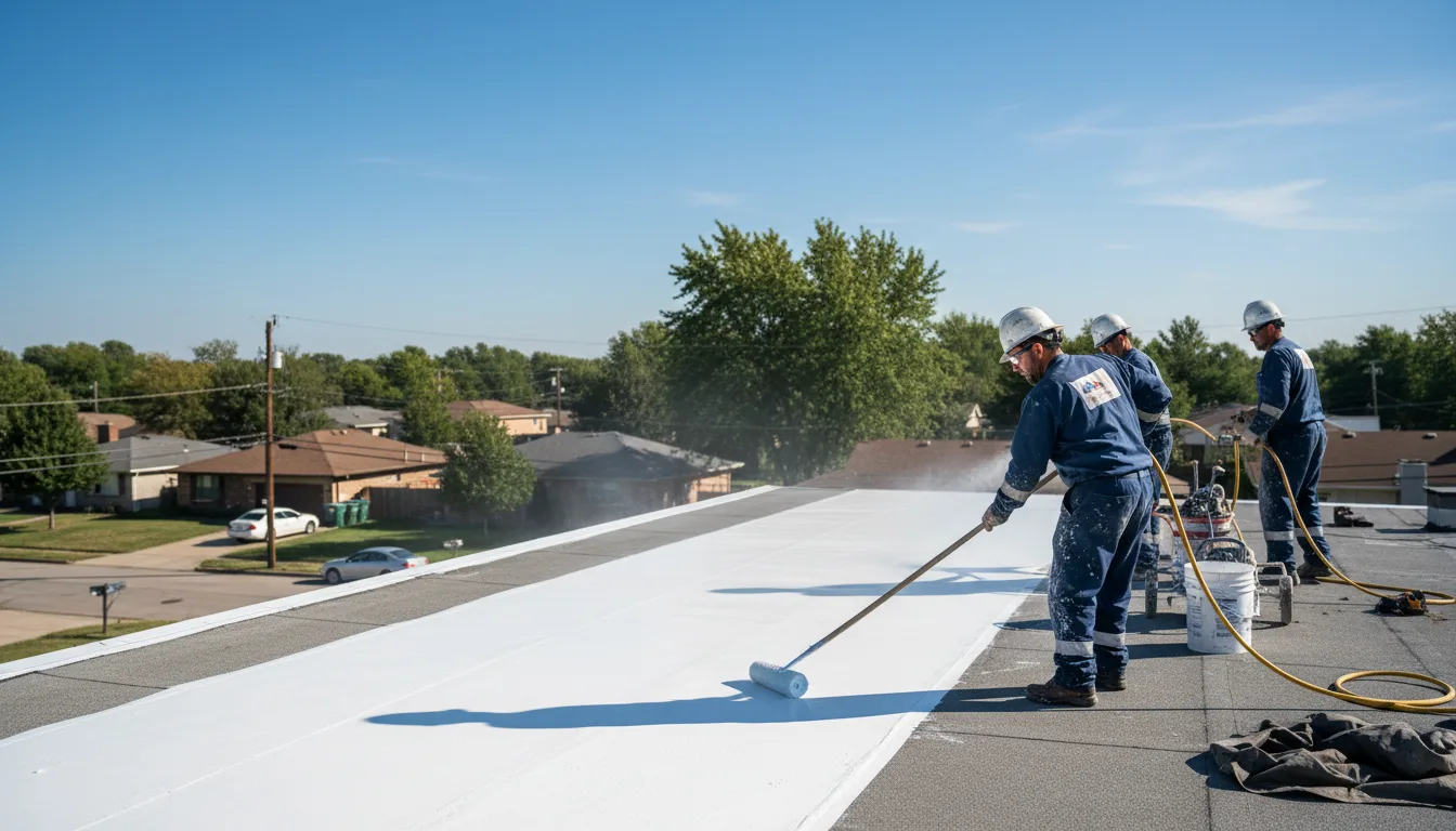 Commercial roof coating in Hingham, MT near me